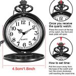 Hicarer Grandfather Pocket Watch for Father's Day Christmas Birthday