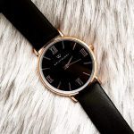 Wristology Black Leather 18mm Watch Band - Quick Release