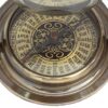 Vintage Marine Maritime Desk and Shelf Clock with Direction Compass