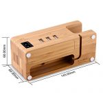 Wood Charging Dock Station for 38mm and 42mm Apple Watch