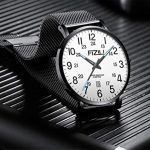 FIZILI Mens Watches Ultra-Thin Minimalist Waterproof-Fashion