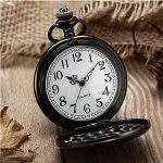 LYMFHCH Classic Smooth Vintage Quartz Pocket Watch