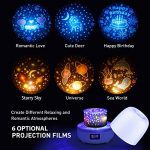 Star Projector Night Light Bluetooth Speaker for Kids