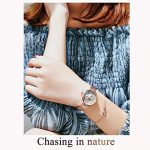 Rose Gold Womens Watches with Thin Dials,Ladies Watches