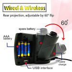 Projection Alarm Clock on Ceiling with Vibration