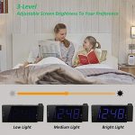 Projection Digital Alarm Clock 180°Projector