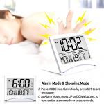 Digital Travel Alarm Clock Foldable Calendar Temperature Timer