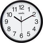 Yoobure 10 Silent Quartz Decorative Wall Clock Non-Ticking