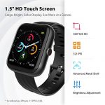 Smart Watch, Virmee VT3 Plus Fitness Tracker 1.5 In HD Touch Screen
