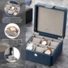 Vlando Wooden Watch Storage Box Organizer