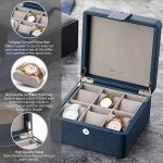 Vlando Wooden Watch Storage Box Organizer