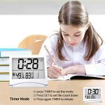 Digital Travel Alarm Clock Foldable Calendar Temperature Timer