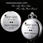 SIBOSUN Groomsmen Pocket Watch Wedding