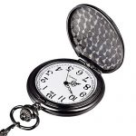 LYMFHCH Classic Smooth Vintage Quartz Pocket Watch