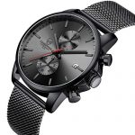 Men’s Watch Fashion Sport Quartz Analog Mesh Stainless Steel