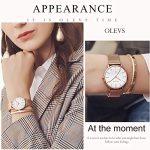 Women's Thin Watch,Ladies Rose Gold Watch,Mesh Watches for Women