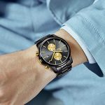 GOLDEN HOUR Watch Waterproof Chronograph Quartz Watch