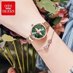Rose Gold Watch for Lady Steel Mesh