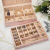 Solar design Watches Organizer Case Double Layer Tray