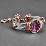 Charriol St Tropez Diamond Quartz Watch Purple