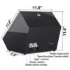 Illuminate Your Timepieces: Carbon Fiber Watch Winder with Piano Finish - Perfect Automatic Watch Care
