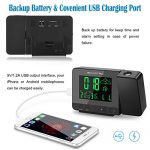SMARTRO Digital Projection Alarm Clock with Weather Station