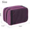 Purple 84 Watches Bands Storage Carrying Case