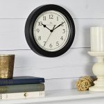 FirsTime & Co. Black Essential Wall Clock