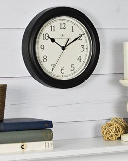 FirsTime & Co. Black Essential Wall Clock