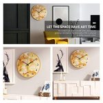 Enhance Your Space with a Modern Metal Wall Clock - 12 Inch Silent Non-Ticking Decorative Timepiece for Living Room, Residence, Office, School, Bedroom - Easy-to-Read and Battery Operated