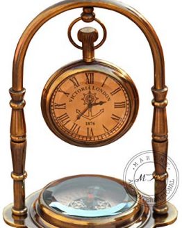 Nautical Clock Ship Table Clock Brass Desk Clock