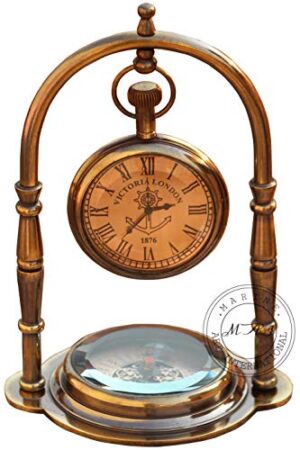 Nautical Clock Ship Table Clock Brass Desk Clock