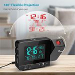USB Charger Digital Clock Projector