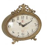 Antique Gold Vintage Table Clock