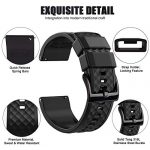 Silicone Watch Bands Quick Release Rubber 21mm