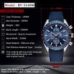 BENYAR - Stylish Wrist Watch for Men, Silicon Strap Quartz Movement