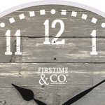 FirsTime & Co. 20" Arlo Gray Wall Clock, Light