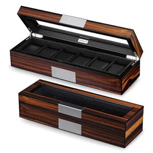 Watch Box Organizer Mens Watch Case Large