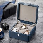 Vlando Wooden Watch Storage Box Organizer