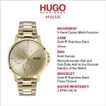 HUGO by Hugo Boss Quartz Watch Stainless Steel Strap, Gold