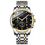 OLMECA Dress Quartz Watches Stainless Steel Chronograph Calendar