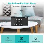 Alarm Clock with 360° Projector Sleep Timer