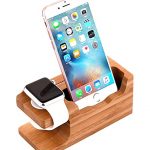 iWatch Bamboo Wood Charging Dock Charge Station Stock