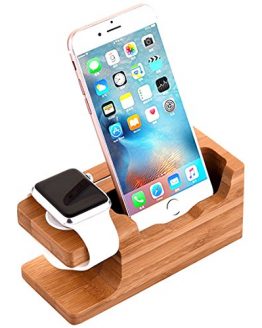 iWatch Bamboo Wood Charging Dock Charge Station Stock