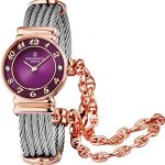 Charriol St Tropez Diamond Quartz Watch Purple