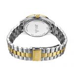 Two Tone Gold Silver Watch with Pave Diamond Face