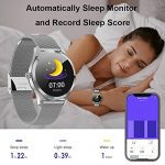 Waterproof Smartwatch Fitness Tracker with Heart Rate Sleep Monitoring