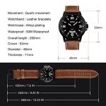 Unique Big Face Number Retro Casual Wrist Watch