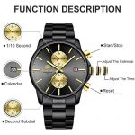 GOLDEN HOUR Watch Waterproof Chronograph Quartz Watch