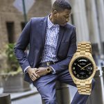 14K All Gold Plated Big Face Luxury Watch